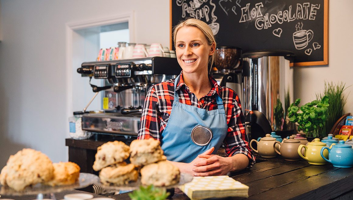 Take Coffee and Tasty Cakes with Raspberries